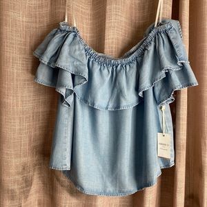 Cute off the shoulder top!